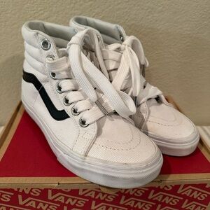 Vans White High-Top Sneakers